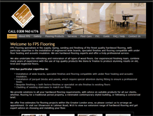 Tablet Screenshot of fpsflooring.com